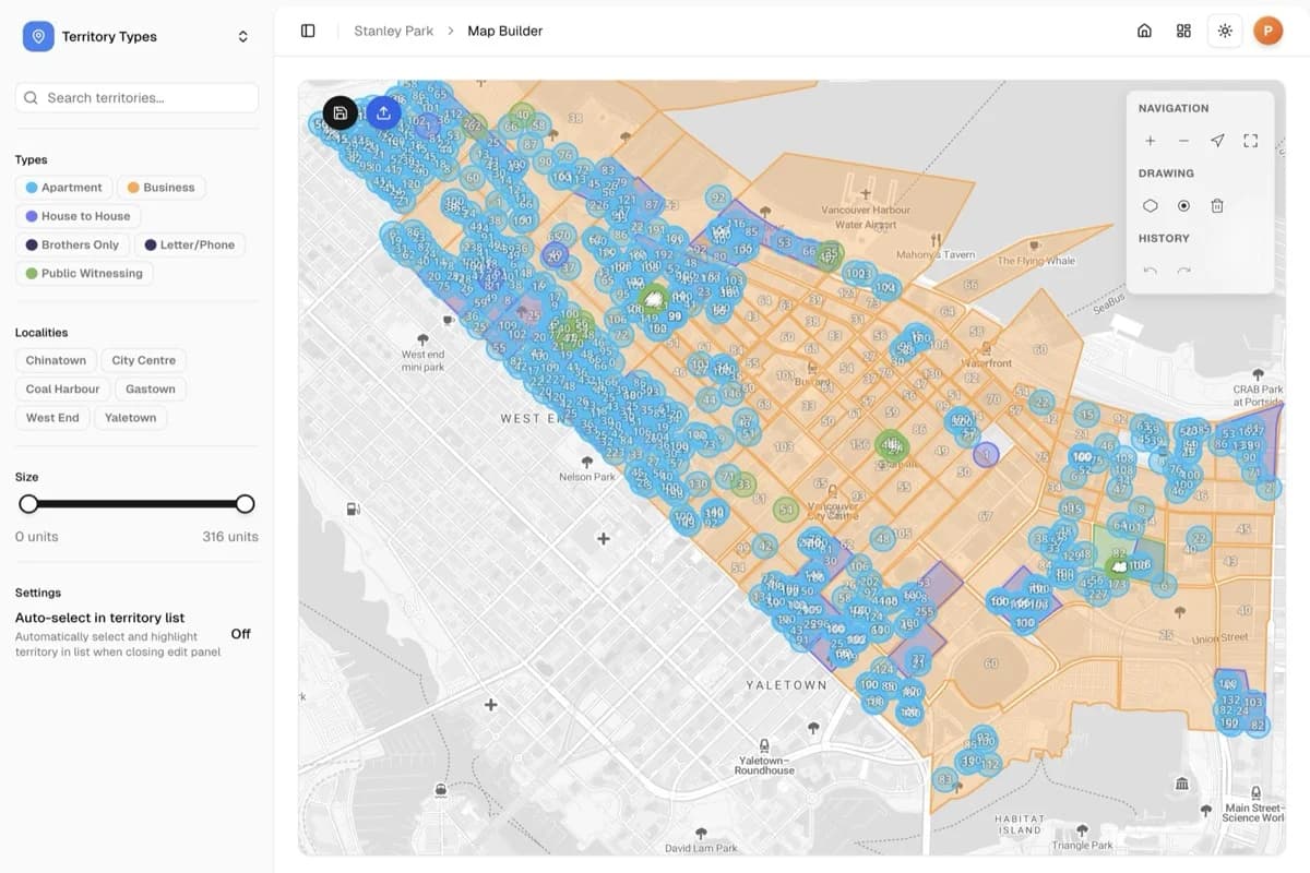 Map Builder Interface